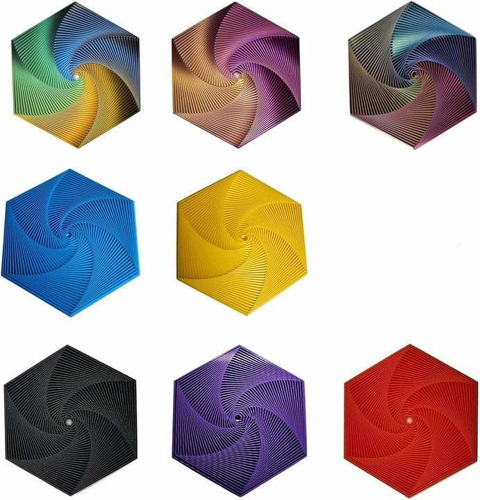 2024 Fractal Fidget Hexagon Fingertip Decompression Toy