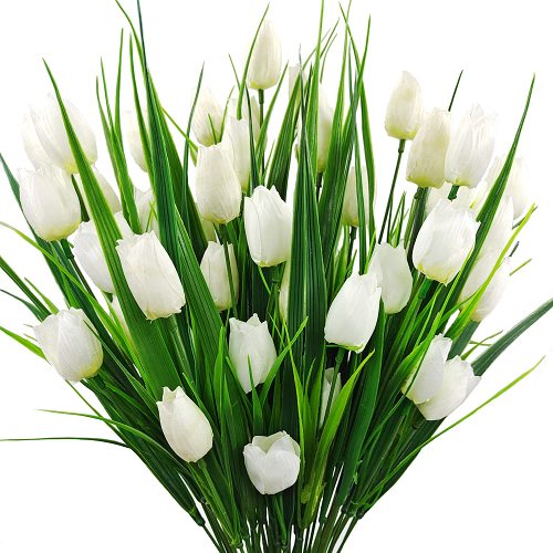 Outdoor Artificial Tulips Flowers