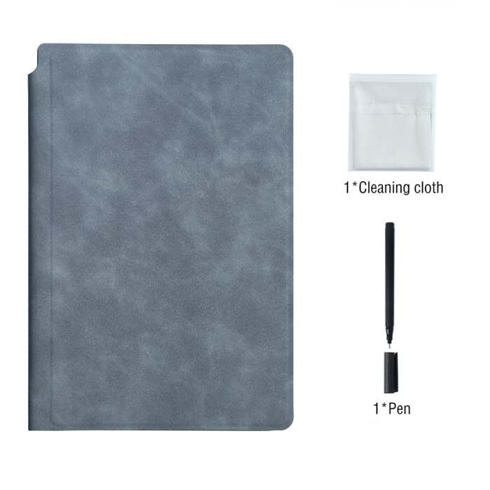 Smart Reusable Leather Notebook