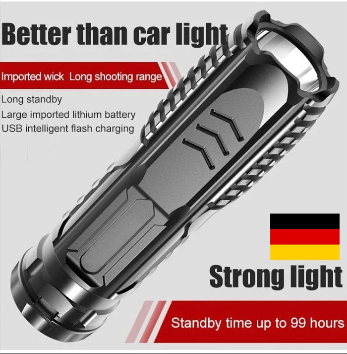 Multifunctional Rechargeable Flashlight