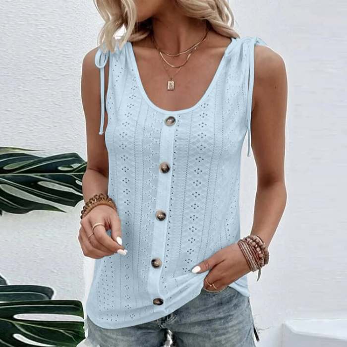 plus size solid color U-neck back heart T-shirt