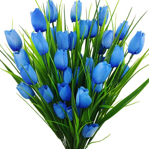 Outdoor Artificial Tulips Flowers