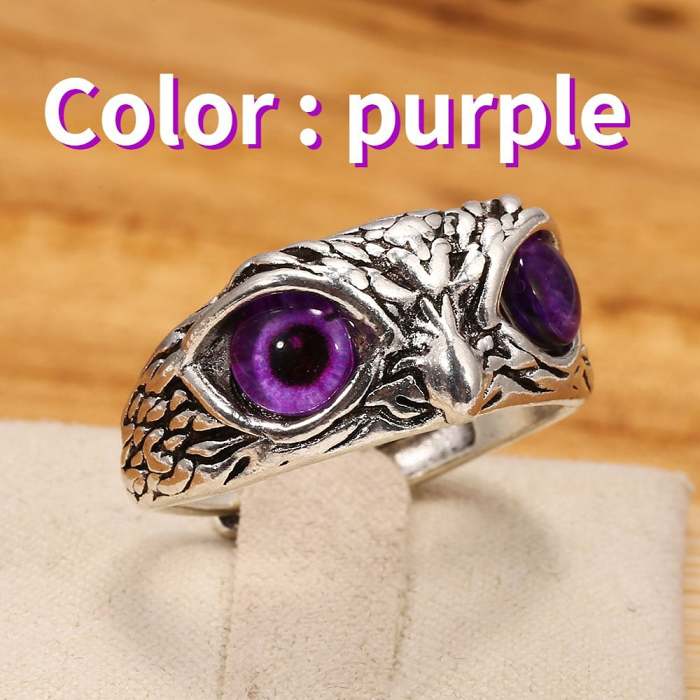 New Adjustable Owl Ring