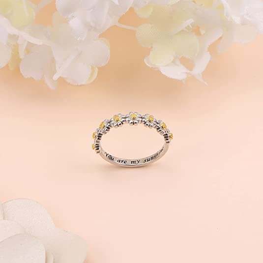You Are My Sunshine Daisy Ring