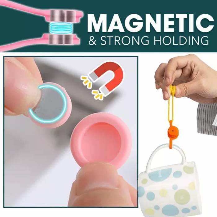 Snap-On Magnetic Cable Ties