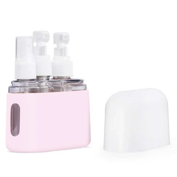 Mini Shampoo Dispenser Portable Travel Bottle Set