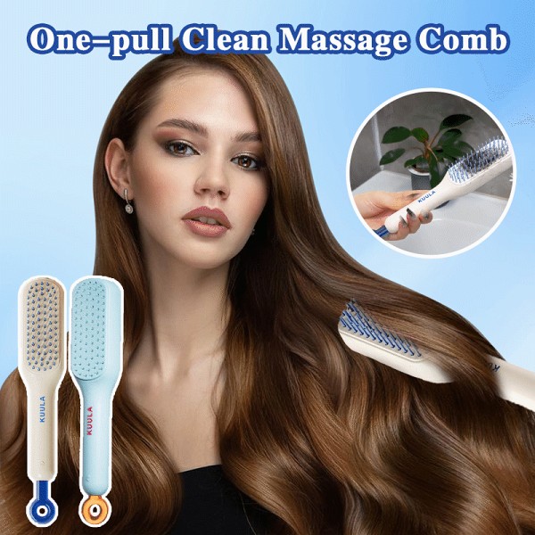 2024 NEW YEAR SALE-One-pull Clean Massage Comb