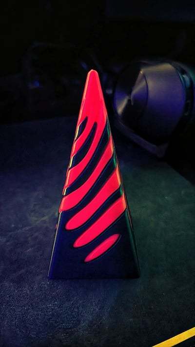 Impossible Pyramid Passthrough Sculpture