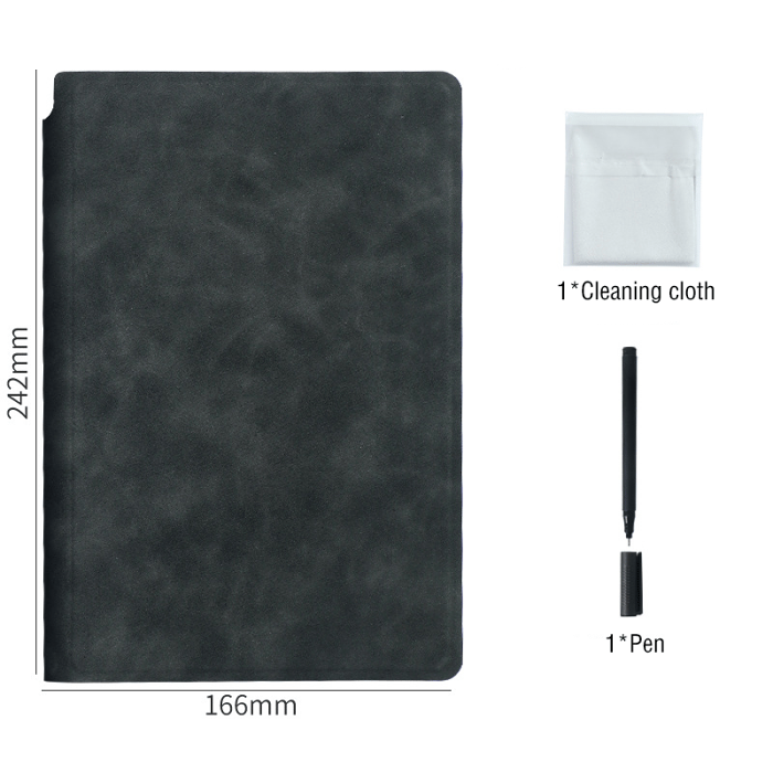 Smart Reusable Leather Notebook