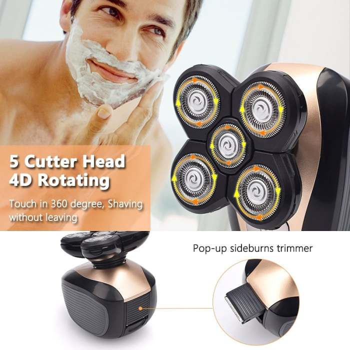 5 In 1 Multifunctional 4D Electric Shaver