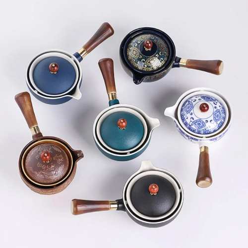 With 4 Cups and Travel Bag- 2023 New 360° Rotation Tea Maker