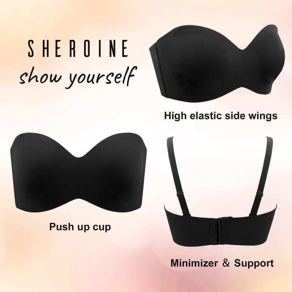 Full Support Non-Slip Multi-Way Strapless Bra