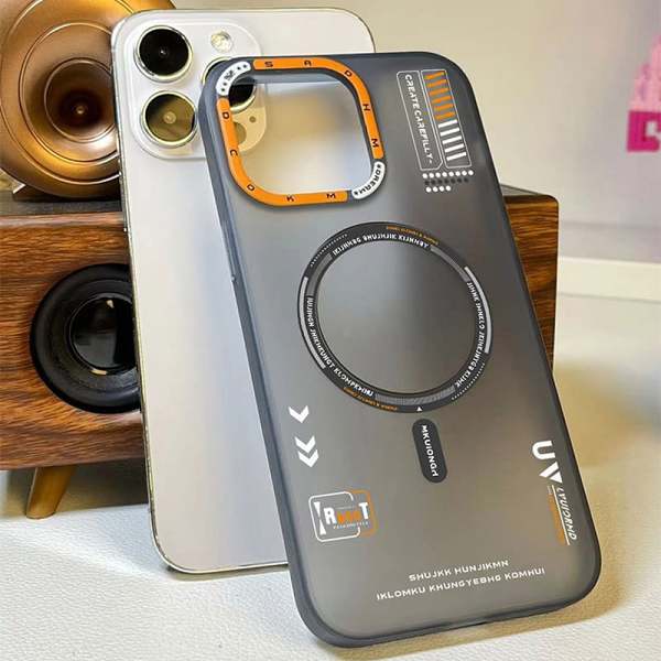 Tech Style Magnetic Frosted iPhone Case