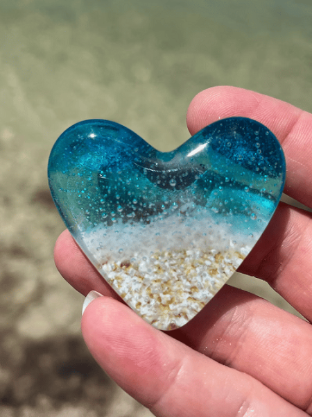 The Best GiftGlass Beach Pocket Heart