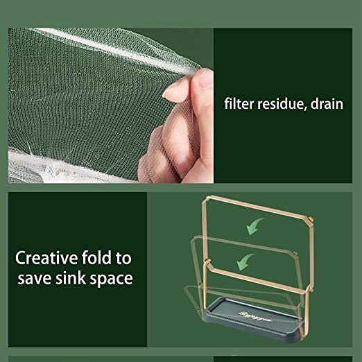 Kitchen Residue Filter Screen Holder(Includes 50 nets)