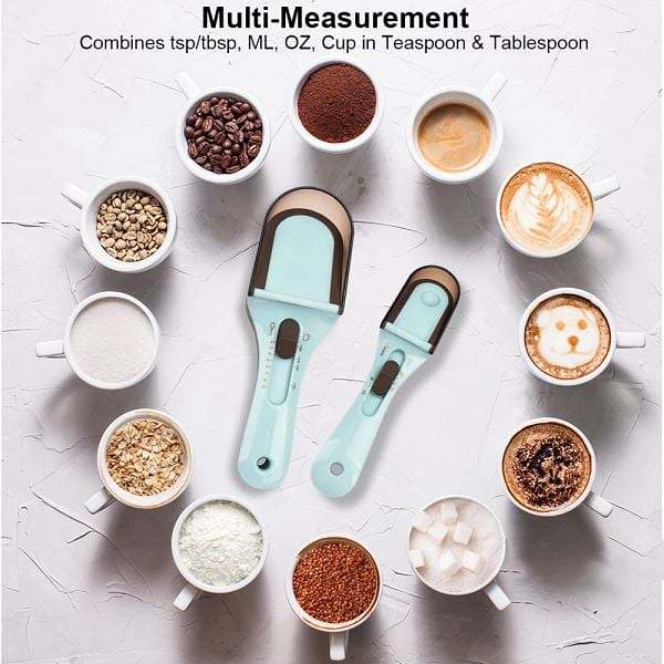 Adjustable Measuring Spoon 2Pcs Set