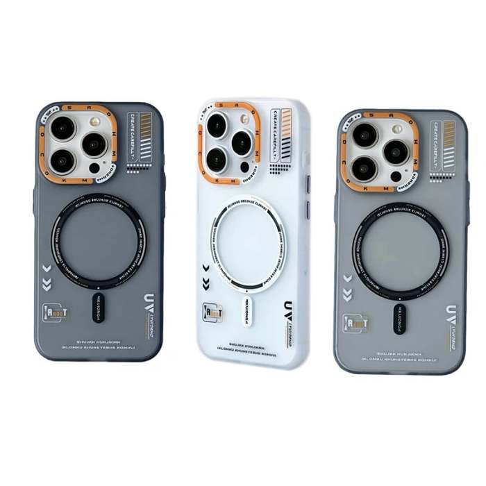 Tech Style Magnetic Frosted iPhone Case