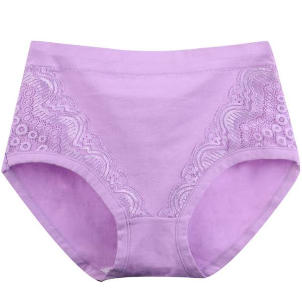 Plus Size High Waist Cotton Panties