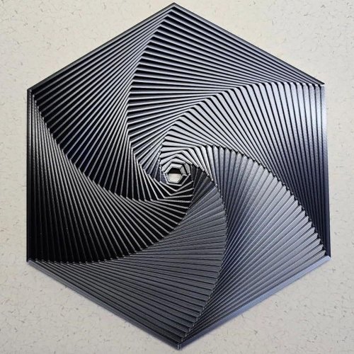 2024 Fractal Fidget Hexagon Fingertip Decompression Toy