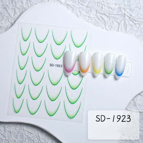 2024 Gradient French Nail Stickers