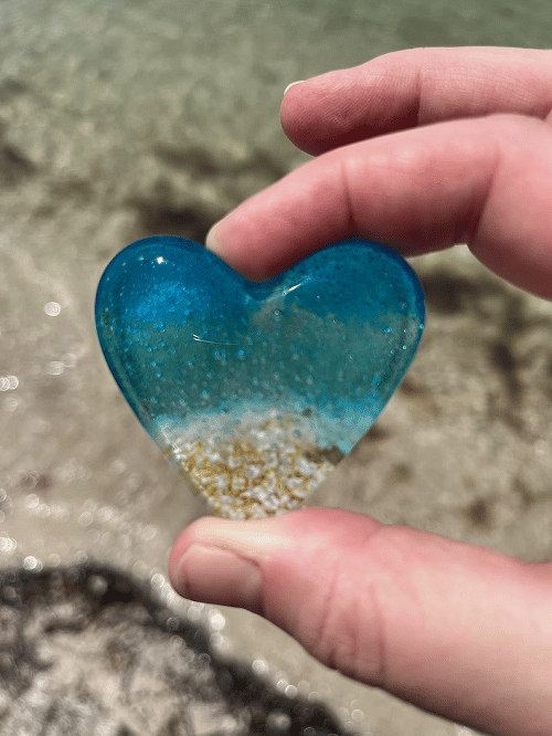 The Best GiftGlass Beach Pocket Heart