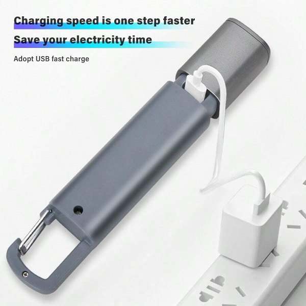 Mini Portable Waterproof Torch, Zoom, Burst Flash, can be used as a Camping Light