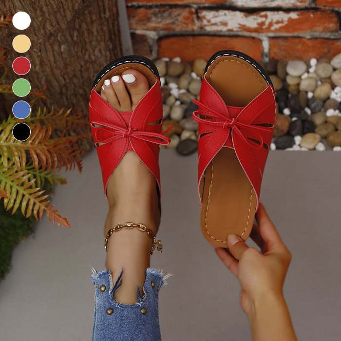Summer Hot Sale- Comfortable Bow Sandals For Women