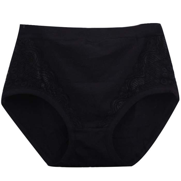 Plus Size High Waist Cotton Panties