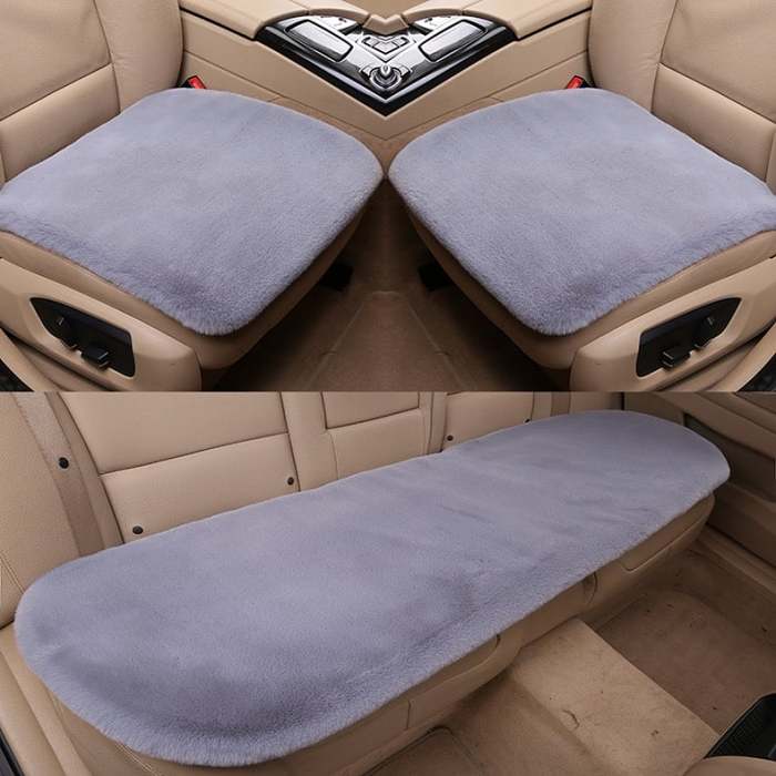 -Plush Car Seat Cushion