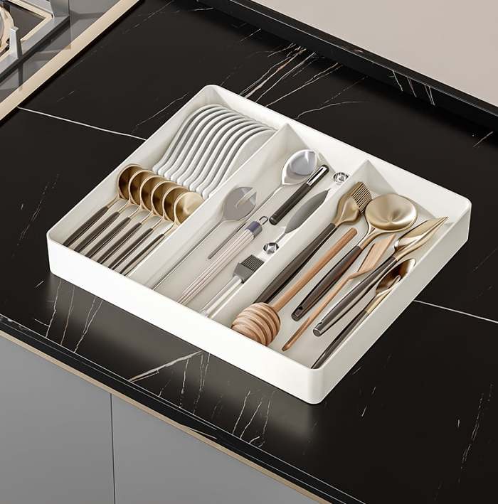 Multi-purpose retractable storage box