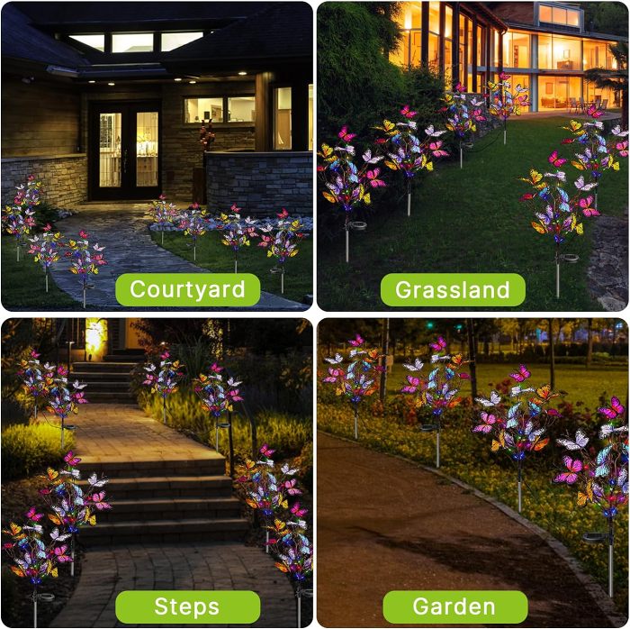 Solar Outdoor Butterfly Lights