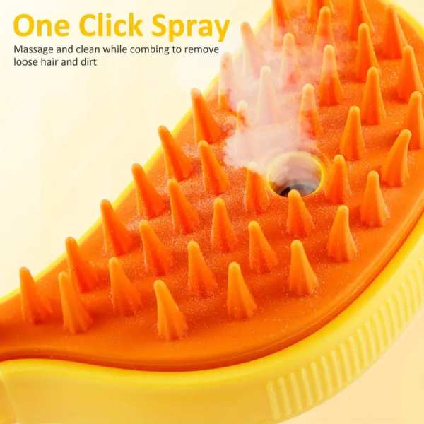 Hot Selling Now3-in-1 Self-cleaning Massage Comb Cat Steam Brush