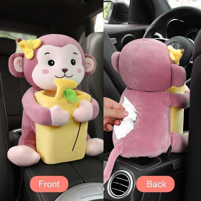 Cute Plush Doll Tissue Box