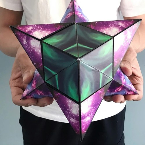 Variety Changeable Magnetic Magic Cube 3D Hand Flip Puzzle Toys Anti Stress Gift