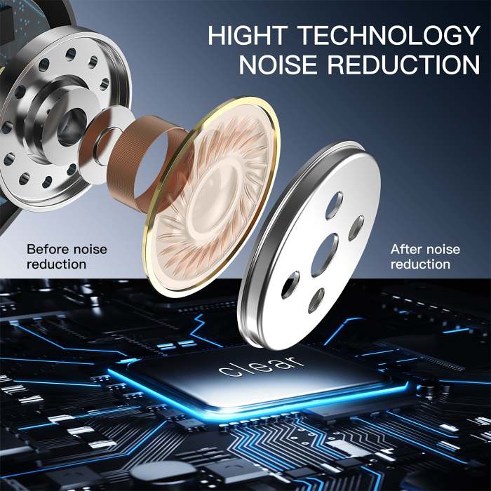 Hearing Amplifier Rechargeable Sound Amplifier for Seniors Noise Reduction Touch Screen Wear Regardless of Left Right