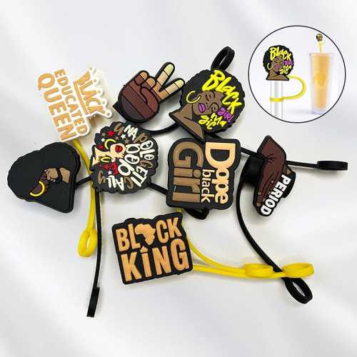 Silicone Straw Cap (8pcs)