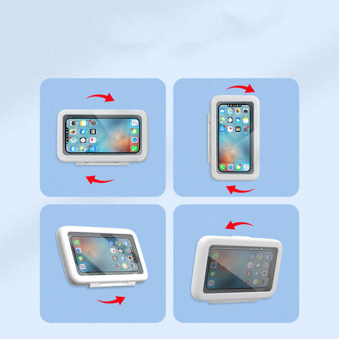 Waterproof shower phone case.