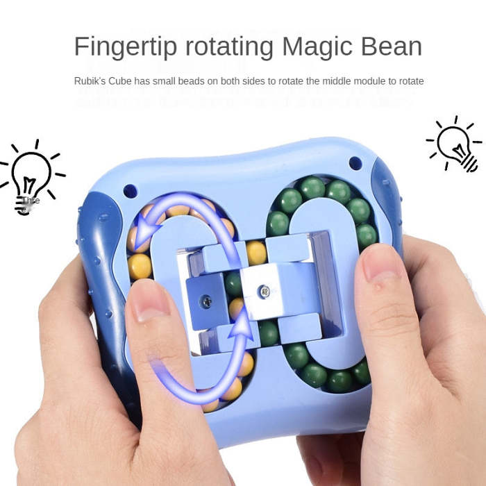 Rotating Magic Bean Intelligence Fingertip Cube