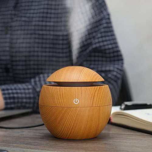 Desktop Humidifier Wood Grain Desktop Humidifier by Veasoon