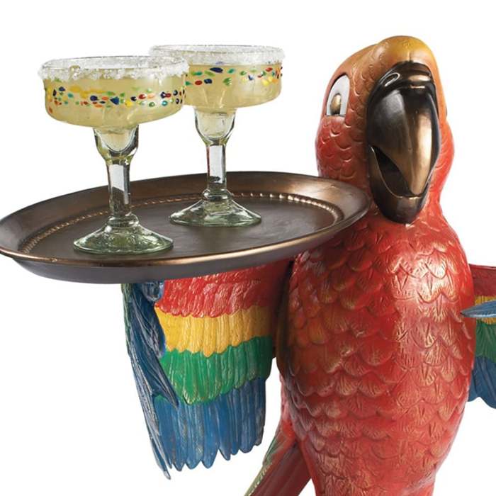 Drink Serving Parrot Butler