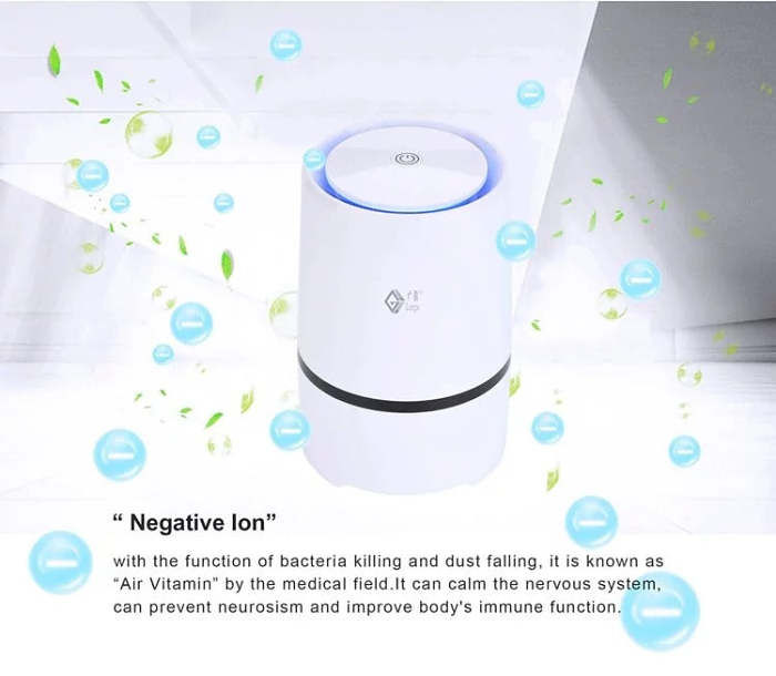 Air Purifier Room Ionizer Negative Ion Anion Generator with Low noise