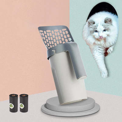 Cat Litter Integrated One-Piece Shovel