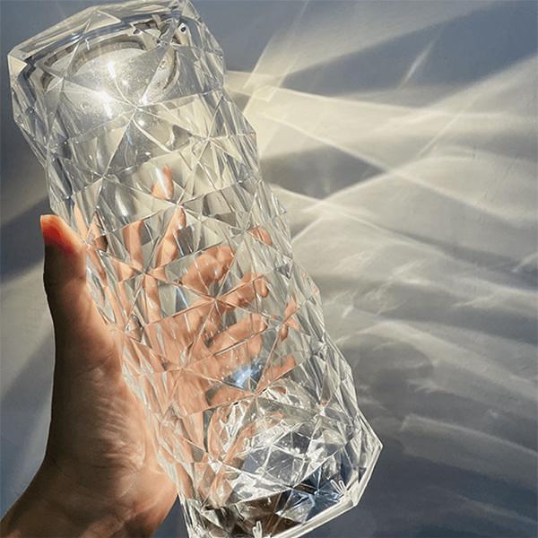 USB ROSE SHADOW CRYSTAL LAMP