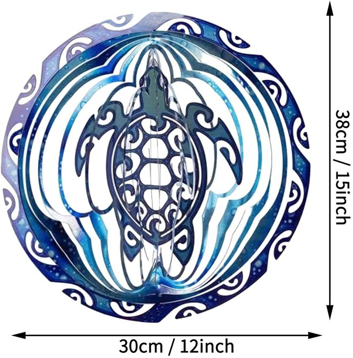 3D Sea Turtle Ocean Chime