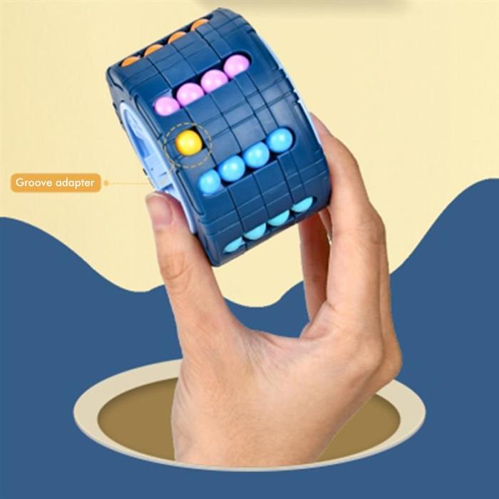 3D Cylinder Gyro Rotate And Slide Puzzle Toy