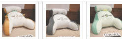 Soft Fluffy Triangle Reading Cushion