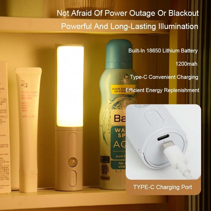 Motion sensor LED night light.