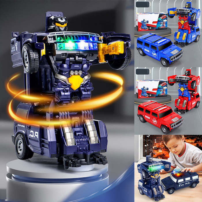 Transforming Robot Model Toy Car