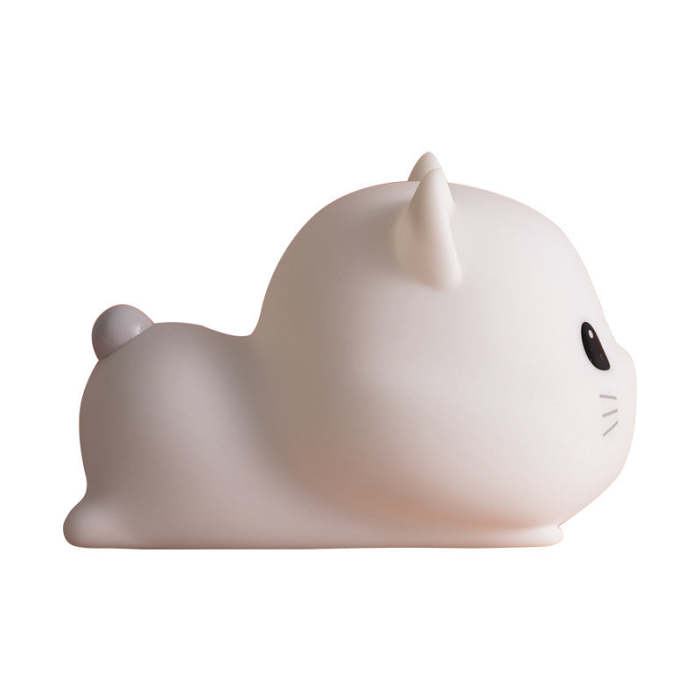 Silicone Cute Cat USB Atmosphere Night Light