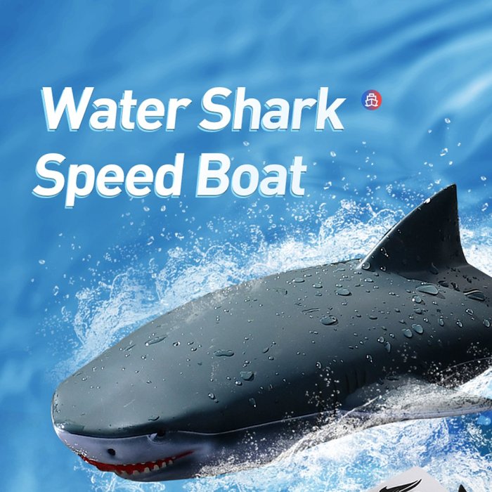 2 in 1 Remote Control Shark Boat Toy